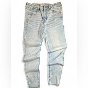 American Eagle Outfitters Light Wash High Rise Jegging Jeans Size 10 Short